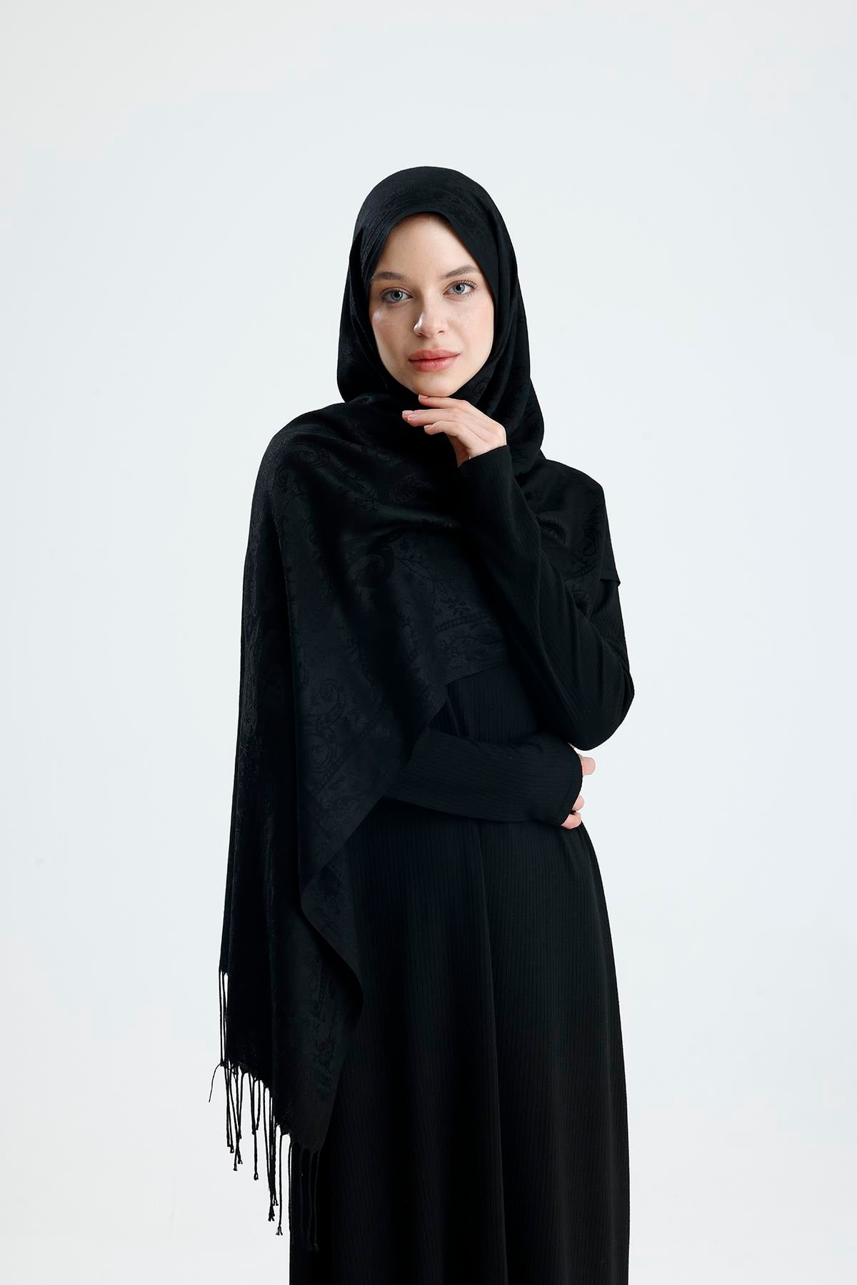 Shine Serisi - Lalin / Dokuma Pashmina Şal