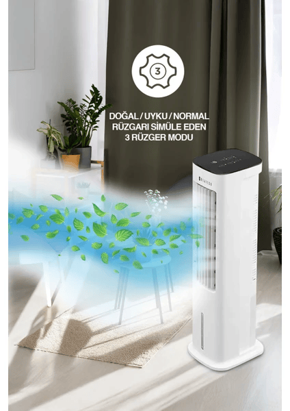 Dijitsu Portatif Hava Soğutucu Salınımlı Uzaktan Kumandalı 55 Watt Vn35