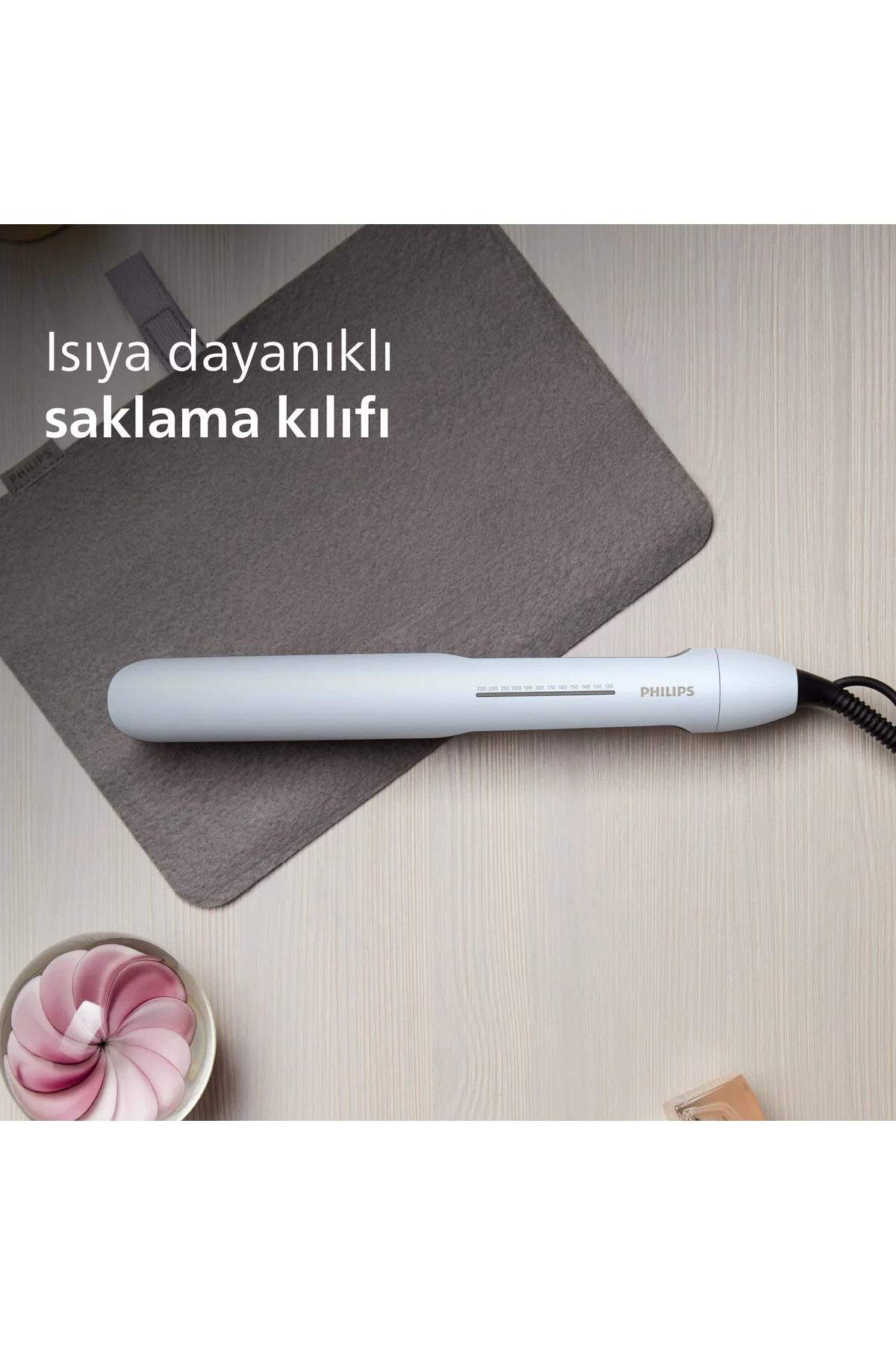 Saç Düzleştirici Bhs520/00,bukle Özelliği,argan Yağı Katkılı,iyonik Bakım,kılıf Hediyeli