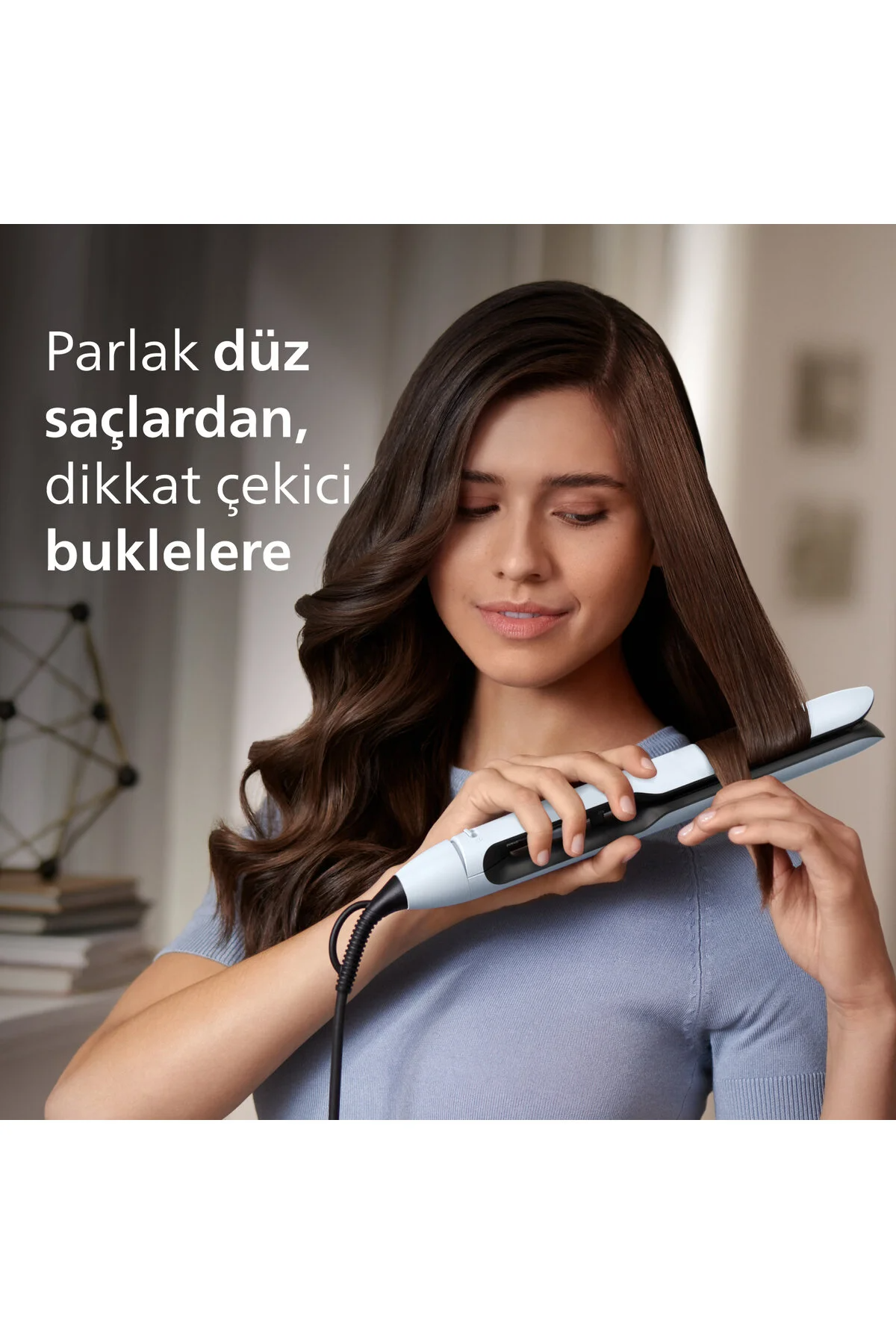 Saç Düzleştirici Bhs520/00,bukle Özelliği,argan Yağı Katkılı,iyonik Bakım,kılıf Hediyeli