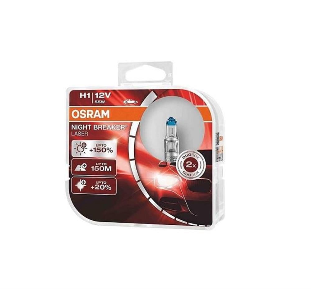 12V 55W H1 %150 FAZLA %20 BEYAZ IŞIK NL İKİLİ