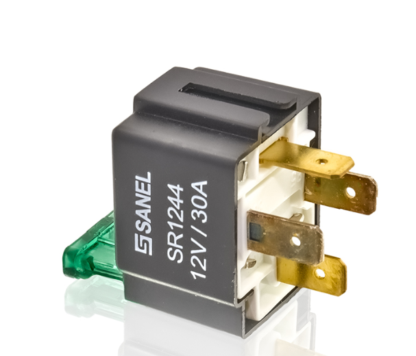 12V SİGORTALI röle 30A 4 uçlu 30-87-86-85