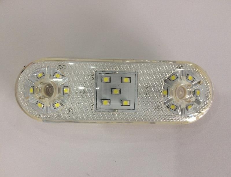 17 LED SİDEMARKER DORSE LAMBASI BEYAZ  BRAKETLİ