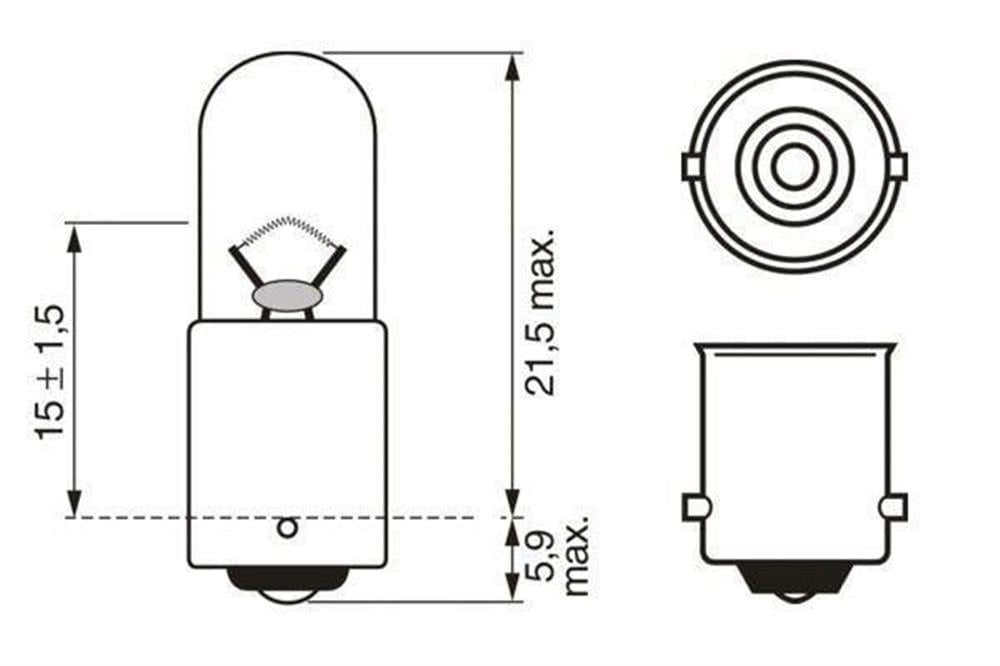 1987302930 AMPUL ECO 12V 53 PARK T4W BA9s