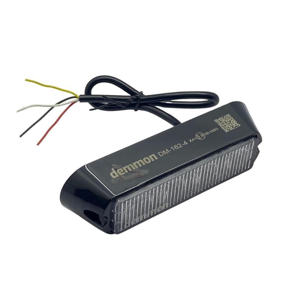 4 LEDLİ ÇAKAR LAMBA 18 FONKSİYONLU 12V-24V SARI