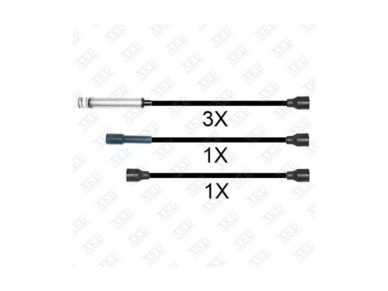 AKD 1033 | 1612642 Buji Kablosu Vectra A 88 / 92 2.0 8V | 1 Adet