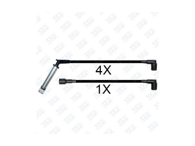 AKD 1057 | Buji Kablo Takımı Opel Astra F 1.4 93-00 X14NZ Corsa B 1.4 93-00 C14NZ