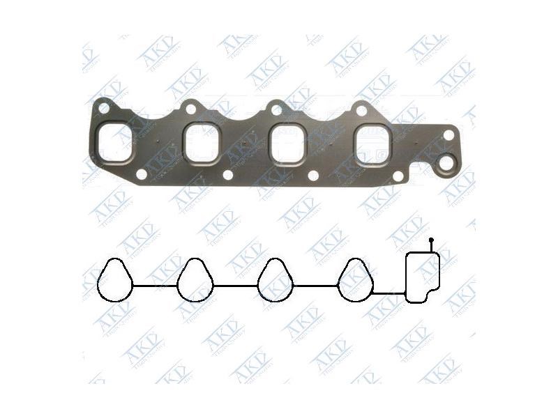 AKD 13185000 | Manifolt Conta Takımı Emme + Egzoz 1.2 8V Aveo 96325689 +