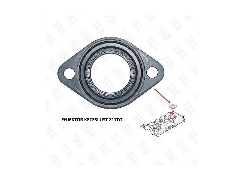 AKD 5607490 | Enjektör Keçesi Üst Astra G Astra H Hz17dth | 4 Adet
