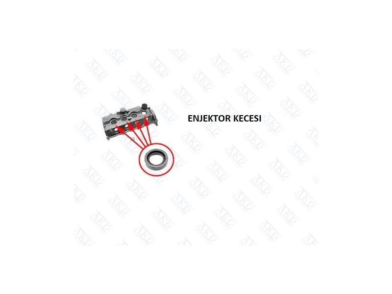 AKD 98014752 | Enjektör Keçesi Astra H Mokka Astra J A17dtj Z17dtj | 4 Adet