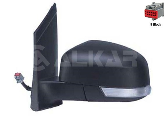 ALKAR 6121401 | Dış Dikiz Aynası Sol Elektrikli Asferık Isıtmalı Sinyalli Ford Focus II 2008-2011