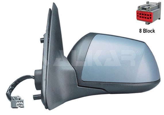 ALKAR 6125377 | Dış Dikiz Aynası Sol Elektrikli Isıtmalı Astarlı Asferık Ford Mondeo III 2000-2003