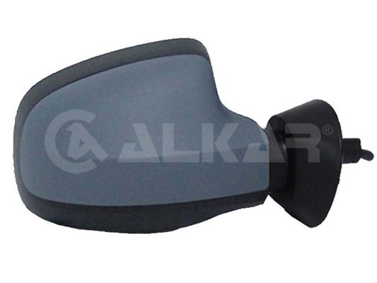 ALKAR 6138594 | Dış Dikiz Aynası Sağ Mekanik Astarlı Yuvarlak Ayak Dacia Sandero 2008-2013