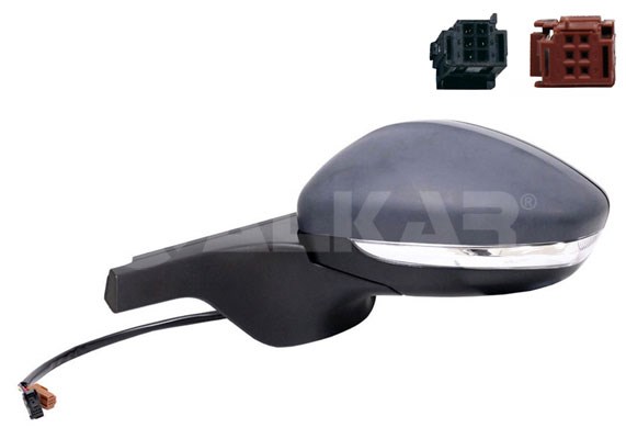 ALKAR 6139881 | Dış Dikiz Aynası Sol Elektrikli Isıtmalı Astarlı Sinyalli 7 Pin Citroen C3 III 2016 -