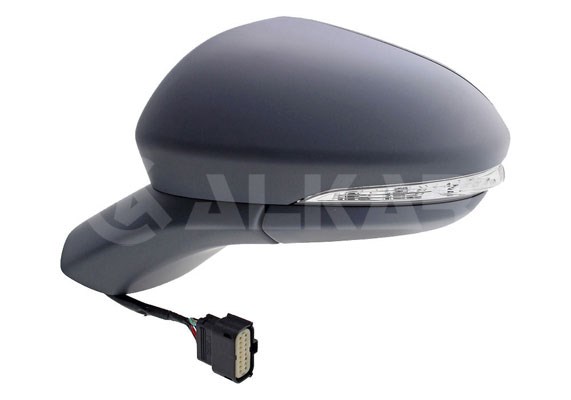 ALKAR 6143457 | Dış Dikiz Aynası Sol Elektrikli Asferık Isıtmalı Astarlı Otomatik Katlanır Sinyalli 9 Pin Alt Aydınlatma Ford Mondeo V 2014 -