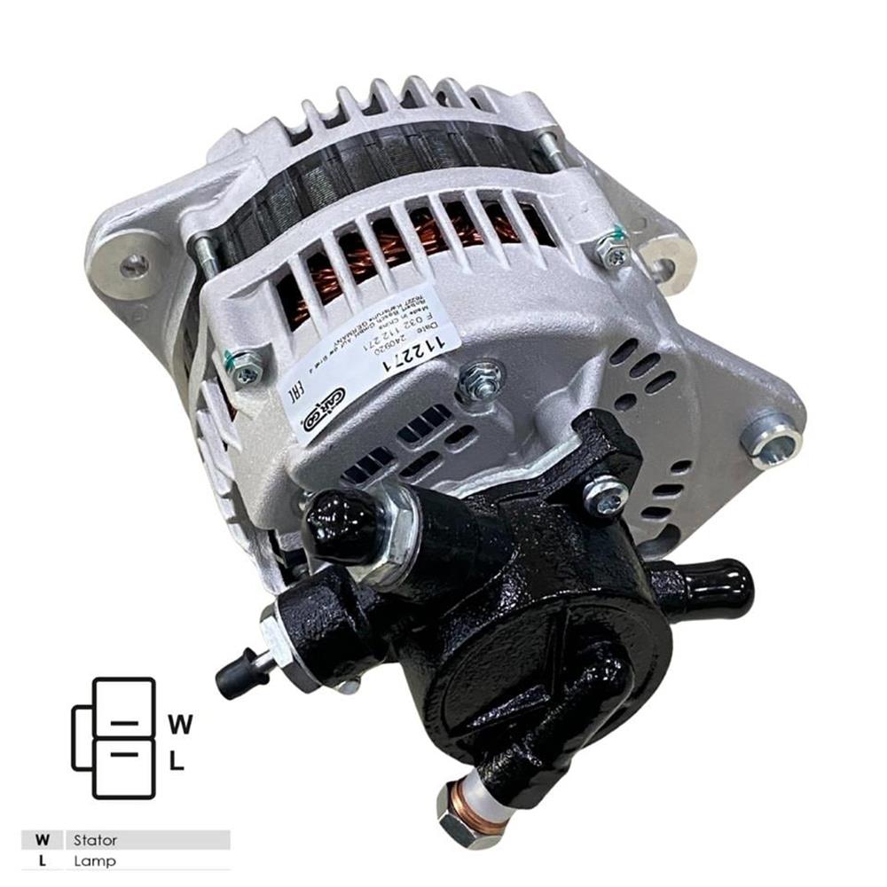 ALTERNATÖR 12V 100A OPEL ASTRA CORSA COMBO 1.7D (VAKUMLU)