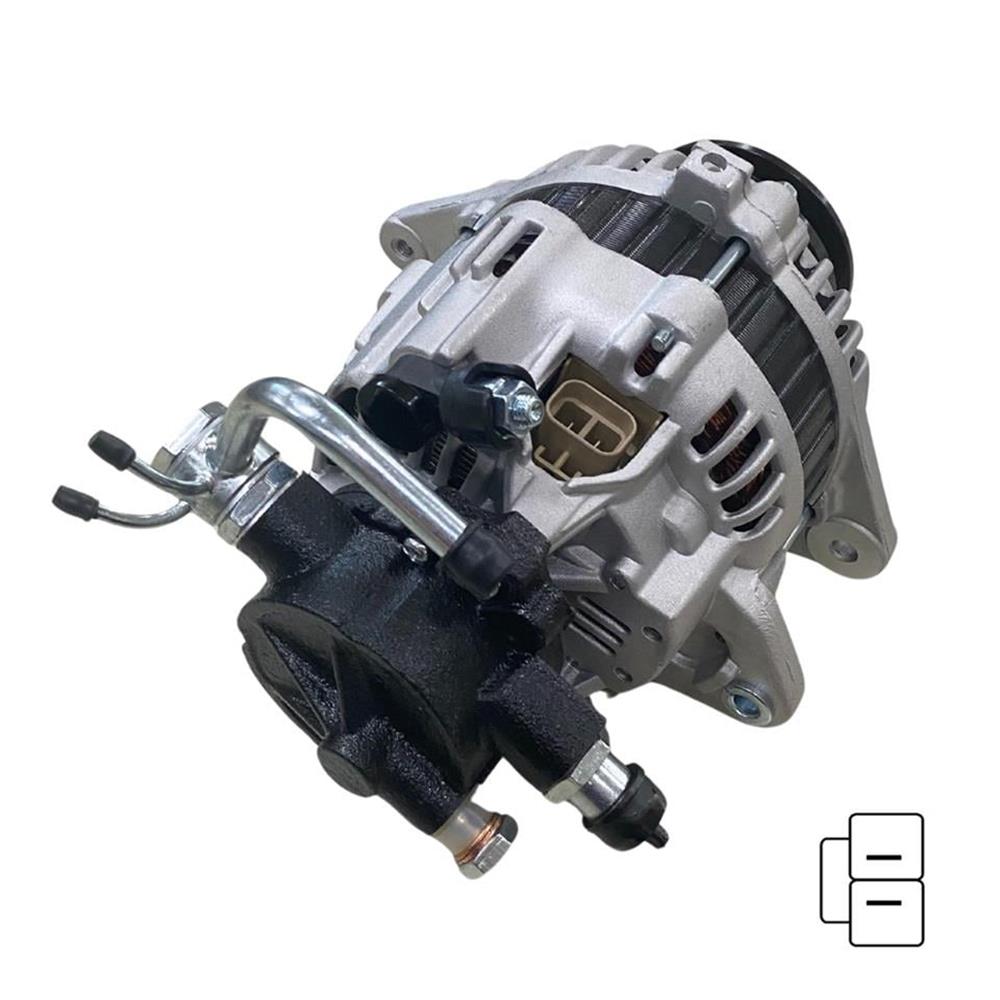 ALTERNATÖR 12V 110A HITACHI TİPİ HYUNDAI STAREX KAMYONET VAKUMLU ALTV063 (CHINA)