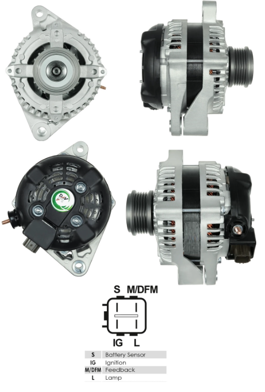 ALTERNATÖR 12V 130A DENSO TIP TOYOTA COROLLA VERSO