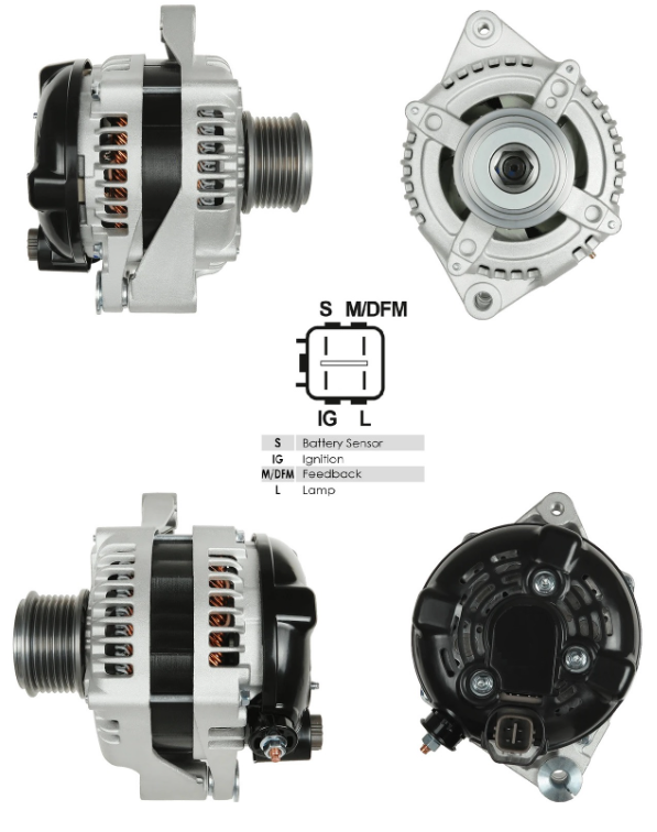 ALTERNATOR 12V 130A TOYOTA HI-LUX PICK-UP