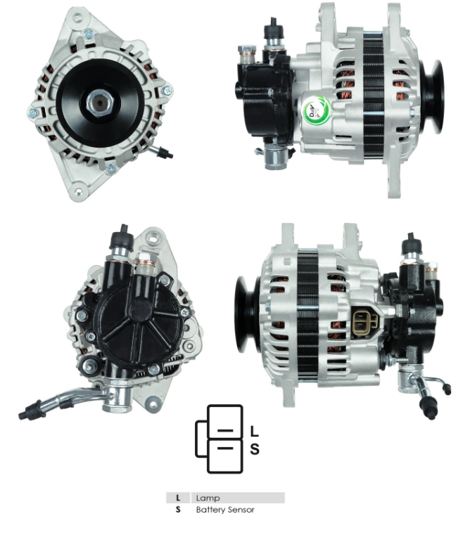 ALTERNATÖR 12V 65A MITSUBISHI TIPI L300 2,5 D TD 9