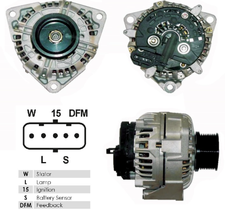 ALTERNATÖR 24V 100A BOSCH TIP MERCEDES ACTROS I /