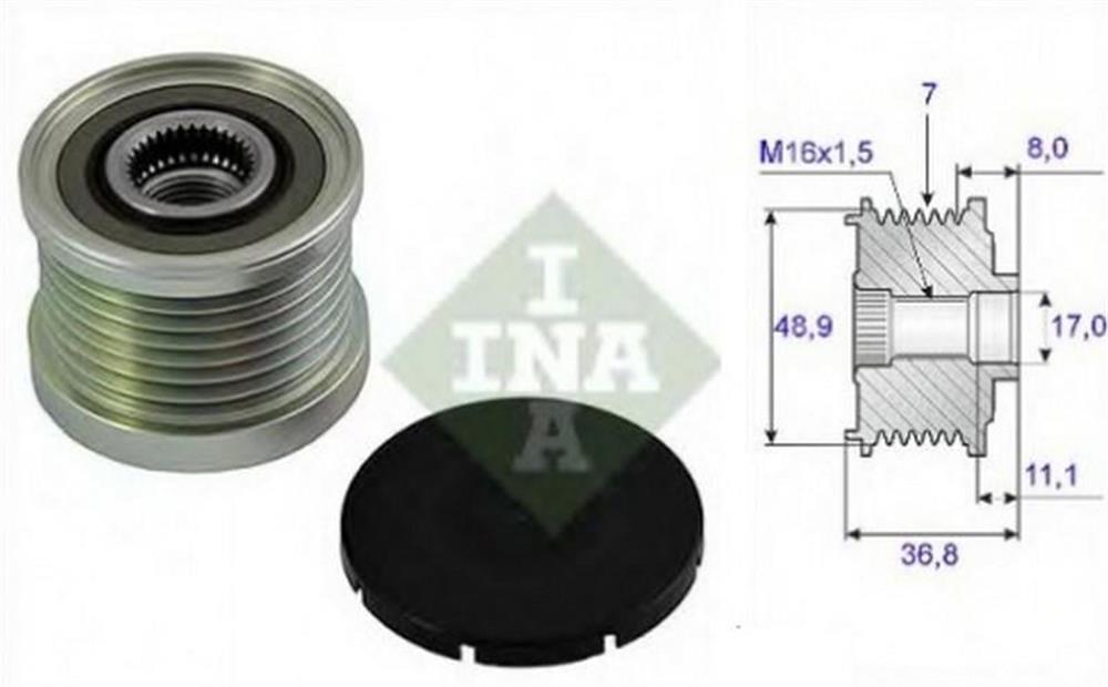 ALTERNATÖR KASNAĞI RENAULT LOGAN II (01-)-MGN II-III (08-)-TRAFIC II (06-)-MASTER II (06-) 1.9DCI