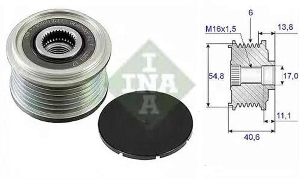 ALTERNATÖR KASNAĞI RENAULT MODUS/SCENIC/MICRA/QASHQAI CLIO III KANGOO MEGANE II DUSTER