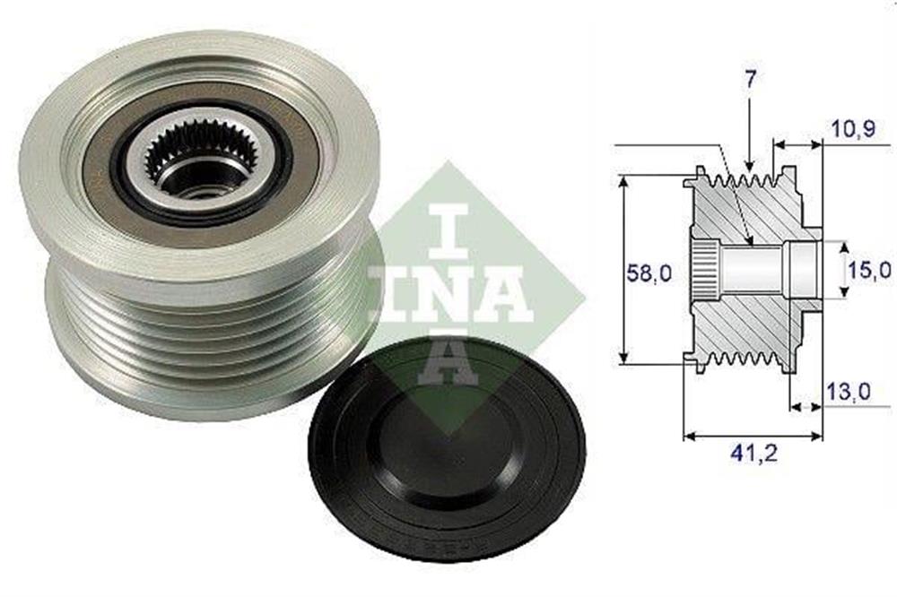 ALTERNATÖR KASNAĞI TOYOTA HILUX II 2.5DLAND CRUISER 3.0D