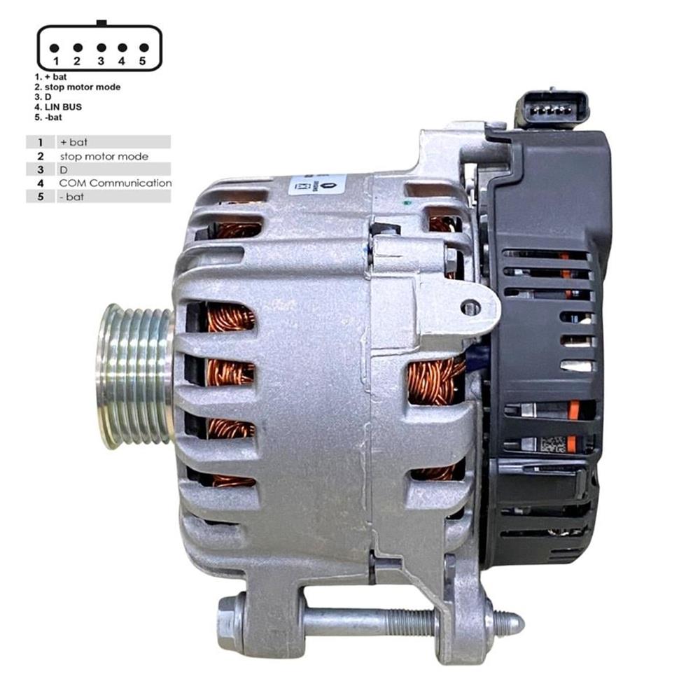 ALTERNATOR START STOP 12V 180A CITROEN BERLINGO C4 C5 PEUGEOT 208 3008 PARTNER TEPEE ST60C017 PSA