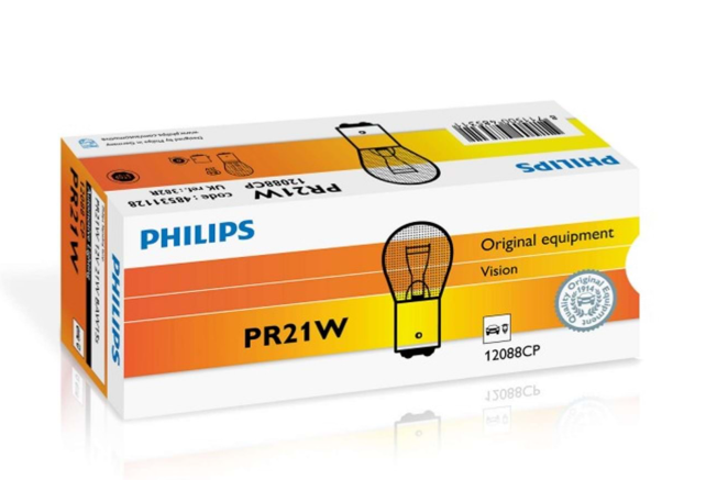 AMPUL 93 12V 21W KIRMIZI TERS YAKIN TIRNAK