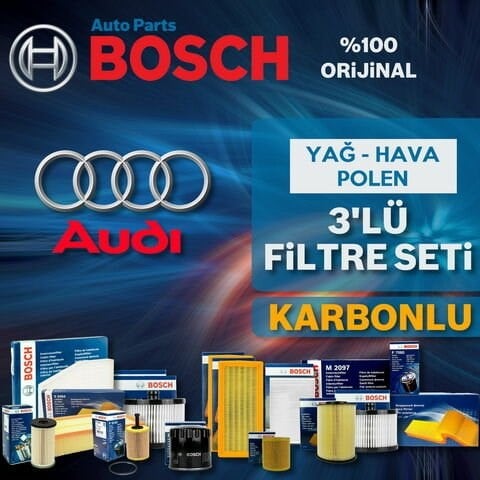 Bosch Audi A3 1.6 Tdi Filtre Bakım Seti 2013-2019 3KP CLHA-CRKB-CXXB-DDY