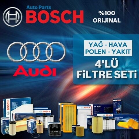 Bosch Audi A3 1.6 Benzin Filtre Bakım Seti 2004-2012 4NP BGU-BSE-BSF-CCS-CMX