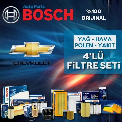 Bosch Chevrolet Captiva 2.0 D Filtre Bakım Seti 2006-2011 4NP