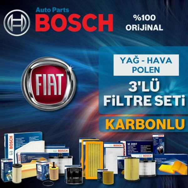 Bosch Fiat Doblo 1.3 Multijet Filtre Bakım Seti 2006-2012 3KP