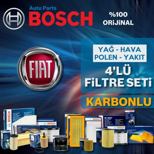 Bosch Fiat Doblo 1.3 Multijet Filtre Bakım Seti 2006-2012 4KP