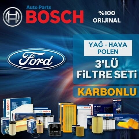 Bosch Ford Focus 1.5 Tdci Filtre Bakım Seti 2015-2017 3KP