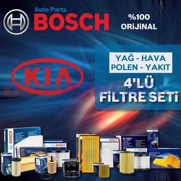 Bosch Kia Cerato 1.5 Crdi Filtre Bakım Seti 2005-2009 4NP