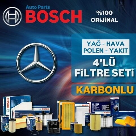 Bosch Mercedes A Serisi A160-A180 Cdi W176 Filtre Bakım Seti 2013-2015 4KP