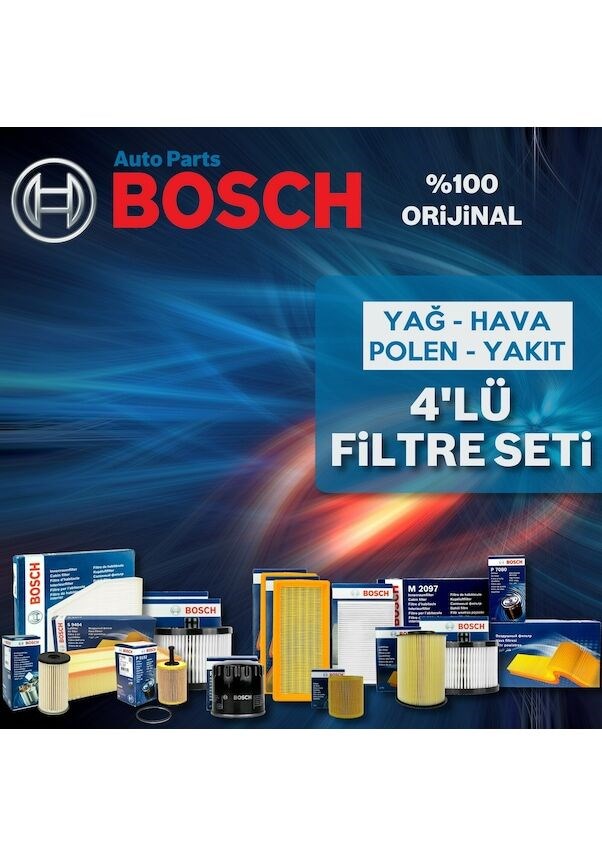Bosch Skoda Octavia 1.6 Tdi Filtre Bakım Seti 2009-2012 4NP CAY