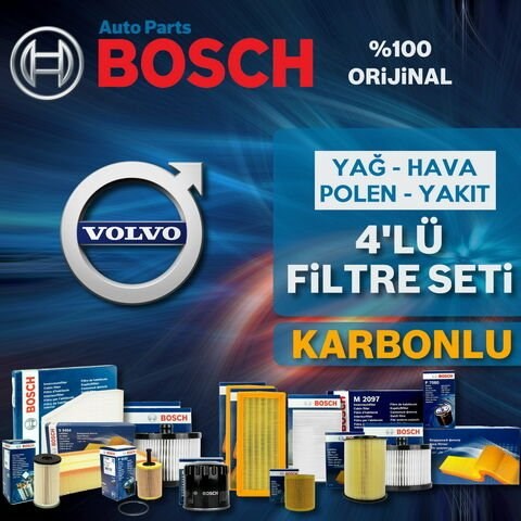Bosch Volvo S60 1.6 Dizel Filtre Bakım Seti 2011-2015 4NP