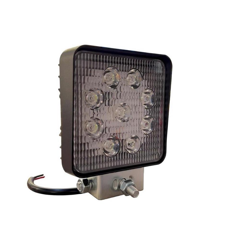 ÇALIŞMA LAMBASI 10V-30V 9 LEDLİ KARE 27W (108mm)