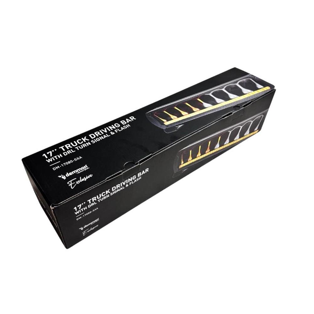 LED BAR OFF-ROAD FONKSİYONLU ÇAKARLI TURUNCU-BEYAZ 17 İNÇ 12V-24V