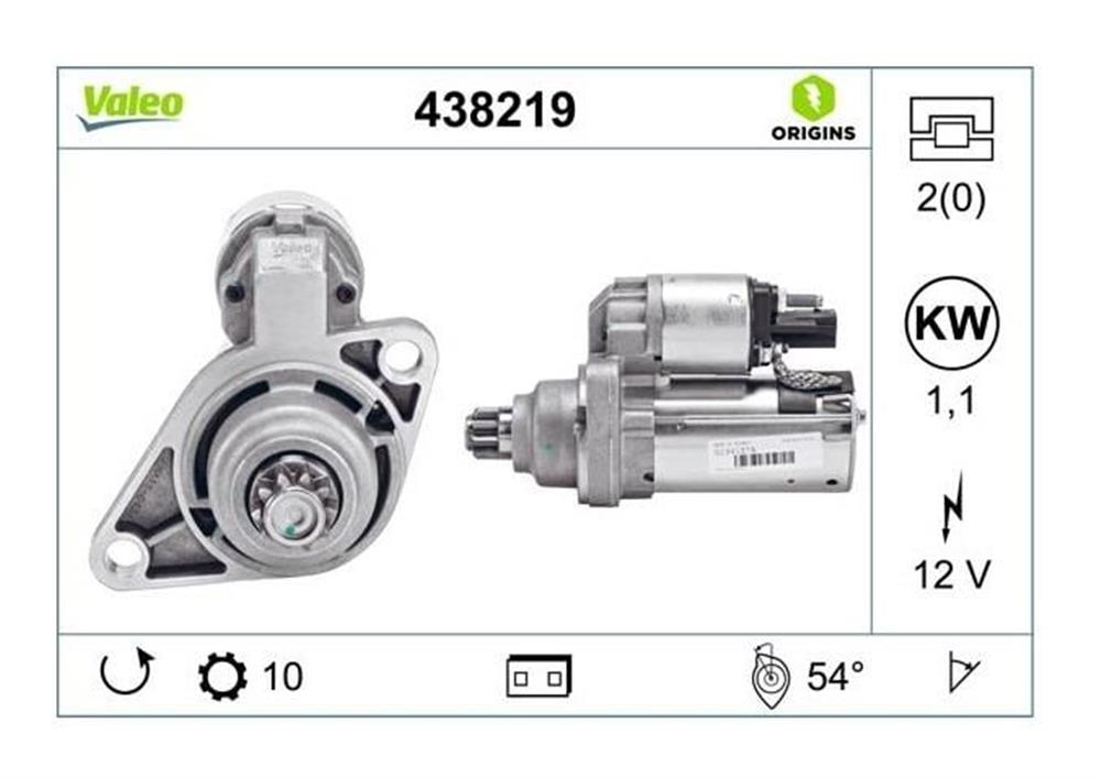 MARŞ MOTORU 12V 1.1KW 10DİŞ AUDI A3 VW GOLF VI SEAT LEON 1.4 TSI