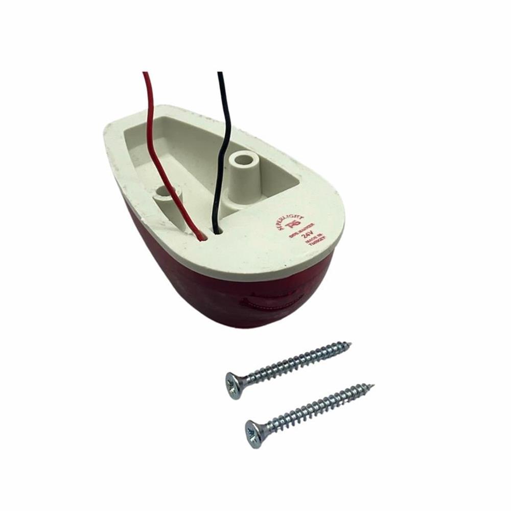 MİNİ MARKER TEPE LAMBA 24V KIRMIZI