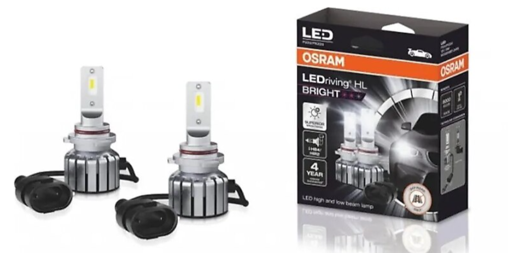 OSRAM HB4/HIR2 BRIGHT LED FAR AMPULU 19W 4 YIL GARANTİ