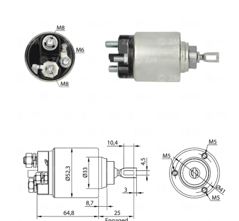 OTOMATİK BOSCH TİPİ 12V FORD FOCUS / FIESTA / KA /