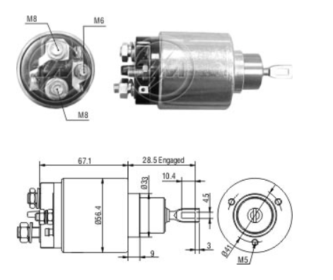 OTOMATİK BOSCH TİPİ 12V OPEL ASTRA / VECTRA / ZAFI