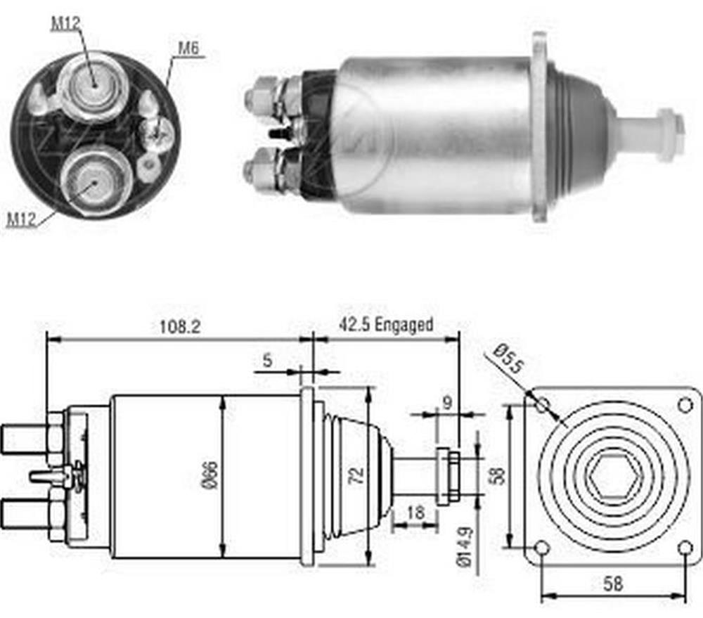 OTOMATİK BOSCH TİPİ 24V SCANIA YENI MODEL KISA CİVATA