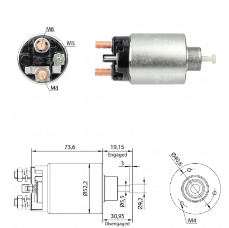 OTOMATİK DELCO TİPİ 12V BUICK / PONTIAC / FIAT DUCATO