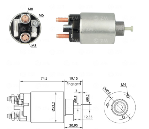 OTOMATİK DELCO TİPİ 12V OPEL ASTRA / VECTRA / CORSA